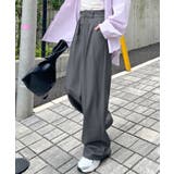 ゆるっと楽ちん。ツータックワイドストレートスラックス/ロング丈 | futier land | 詳細画像12 