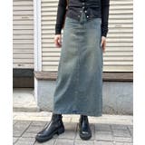 《ABYS》一年中活躍、万能デニム。バックスリットデニムロングスカート | futier land | 詳細画像18
