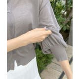 スタイリッシュな着こなし。コンパクトシアーカーディガン | futier land | 詳細画像63