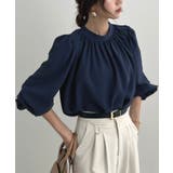 大人ブラウスの抜け感。ハイネックバルーンスリーブブラウス | futier land | 詳細画像44