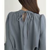 大人ブラウスの抜け感。ハイネックバルーンスリーブブラウス | futier land | 詳細画像42