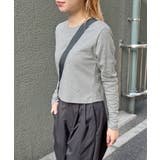 ワンポイントでさりげなく。ワンポイント刺繍クルーネックロンT | futier land | 詳細画像25