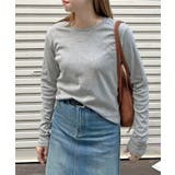 ワンポイントでさりげなく。ワンポイント刺繍クルーネックロンT | futier land | 詳細画像11