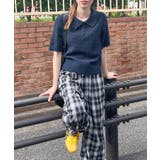 《ABYSアビス》ほんのり甘さをプラス。半袖ポロニット | futier land | 詳細画像65 