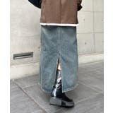 《ABYS》一年中活躍、万能デニム。バックスリットデニムロングスカート | futier land | 詳細画像26