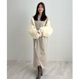 便利なベルト付き。前後2wayベルト付きロングワンピース | futier land | 詳細画像19 