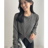 ラフに着こなす、大人カジュアル。杢ストレッチZIP付きニット | futier land | 詳細画像10 