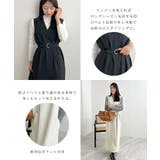 便利なベルト付き。前後2wayベルト付きロングワンピース | futier land | 詳細画像3 