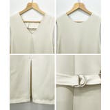 便利なベルト付き。前後2wayベルト付きロングワンピース | futier land | 詳細画像8 