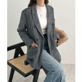 オンでもオフでも頼れる一枚。ツイード袖ボタンテーラードジャケット | futier land | 詳細画像10