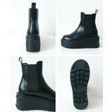 驚異の0.8kg軽量＆走れる！サイドゴア厚底プラットフォームショートブーツ | futier land | 詳細画像8 