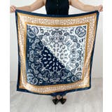 G | 上品さを纏う。シルクタッチ大判スカーフ | futier land