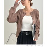 金ボタンが上品さが生まれる。ゴールドボタンラウンドネックニットカーディガン | futier land | 詳細画像9 