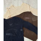 ゆるっと可愛い。透かし編みニットプルオーバー | futier land | 詳細画像3 