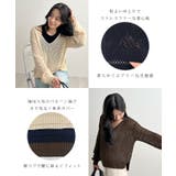 ゆるっと可愛い。透かし編みニットプルオーバー | futier land | 詳細画像4 