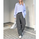 楽して可愛い万能パンツ。タフタワイドカーブパンツ | futier land | 詳細画像11 