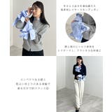 甘さと上品さの両立。ウールライクリボンシャツカーディガン | futier land | 詳細画像4 