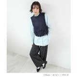 《ABYS》目を惹くコーデの主役!ローピングフリンジニットベスト | futier land | 詳細画像8