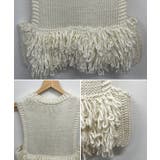 《ABYS》目を惹くコーデの主役!ローピングフリンジニットベスト | futier land | 詳細画像9