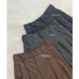 楽して可愛い万能パンツ。タフタワイドカーブパンツ | futier land | 詳細画像3 