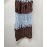 《ABYSアビス》こだわりある配色！透かし編みボーダーシアーニット | futier land | 詳細画像35 