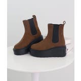 驚異の0.8kg軽量＆走れる！サイドゴア厚底プラットフォームショートブーツ | futier land | 詳細画像43 