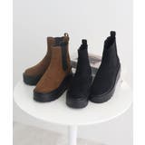 驚異の0.8kg軽量＆走れる！サイドゴア厚底プラットフォームショートブーツ | futier land | 詳細画像45 