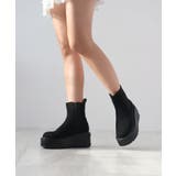 驚異の0.8kg軽量＆走れる！サイドゴア厚底プラットフォームショートブーツ | futier land | 詳細画像30 