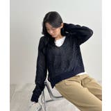 ゆるっと可愛い。透かし編みニットプルオーバー | futier land | 詳細画像19 