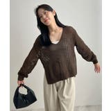 ゆるっと可愛い。透かし編みニットプルオーバー | futier land | 詳細画像16 