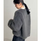 羽織るだけで華やぐ。ノーカラーファーコート | futier land | 詳細画像21 