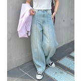 立体感のあるデニムカーブパンツ | futier land | 詳細画像29 