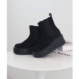 驚異の0.8kg軽量＆走れる！サイドゴア厚底プラットフォームショートブーツ | futier land | 詳細画像34 