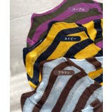 《ABYSアビス》こだわりある配色！透かし編みボーダーシアーニット | futier land | 詳細画像3 