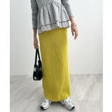 便利なポケット付き！リブロングタイトスカート | futier land | 詳細画像50 