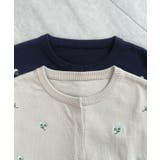 さりげない花刺繍で大人かわいく。フラワー刺繍カーディガン | futier land | 詳細画像23 