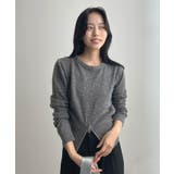 ラフに着こなす、大人カジュアル。杢ストレッチZIP付きニット | futier land | 詳細画像14 