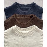 《ABYS》目を惹くコーデの主役!ローピングフリンジニットベスト | futier land | 詳細画像49