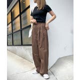 楽して可愛い万能パンツ。タフタワイドカーブパンツ | futier land | 詳細画像27 