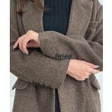 オンでもオフでも頼れる一枚。ツイード袖ボタンテーラードジャケット | futier land | 詳細画像15