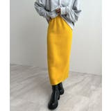 マスタード(ロング丈) | 着る毛布+3℃の温かさ。裏起毛ニットロングスカート | futier land