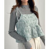 肩のリボンが映える。ジャガードフラワービスチェ | futier land | 詳細画像20 