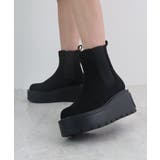 驚異の0.8kg軽量＆走れる！サイドゴア厚底プラットフォームショートブーツ | futier land | 詳細画像28 