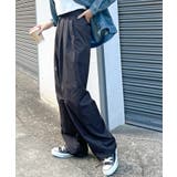 楽して可愛い万能パンツ。タフタワイドカーブパンツ | futier land | 詳細画像21 