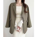 ライトカーキ | 【コラボ企画】大人かわいいテーラードジャケット | futier land