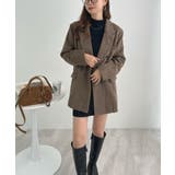 オンでもオフでも頼れる一枚。ツイード袖ボタンテーラードジャケット | futier land | 詳細画像14