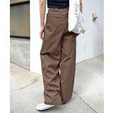 楽して可愛い万能パンツ。タフタワイドカーブパンツ | futier land | 詳細画像29 