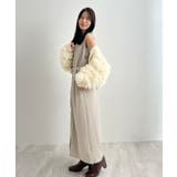 便利なベルト付き。前後2wayベルト付きロングワンピース | futier land | 詳細画像17 