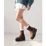 驚異の0.8kg軽量＆走れる！サイドゴア厚底プラットフォームショートブーツ | futier land | 詳細画像35 