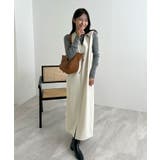 便利なベルト付き。前後2wayベルト付きロングワンピース | futier land | 詳細画像20 